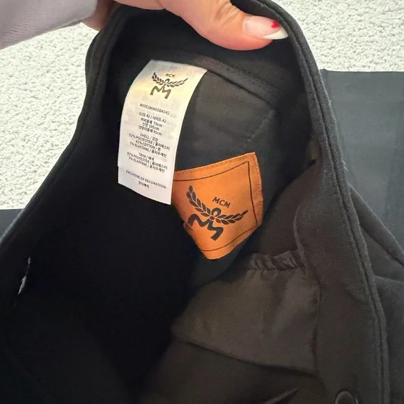 MCM Black Straight Pants! - Picture 5 of 6